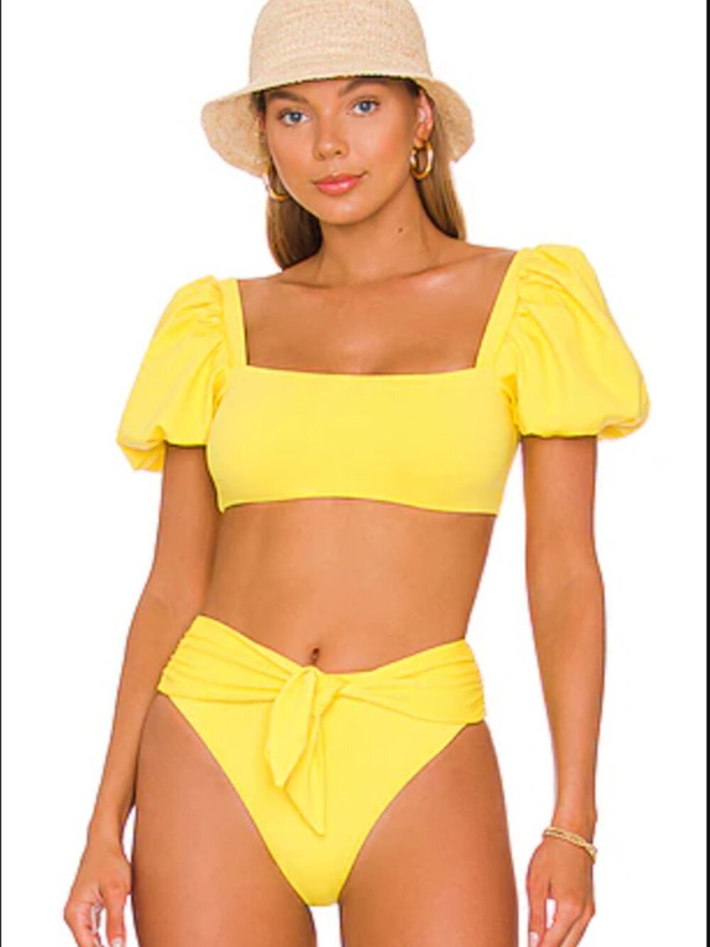 Yellow Agua Bendita Calista Balam Bikinis Swimsuit‎